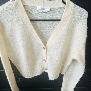 Love Bonito Cream Women's Cardigan